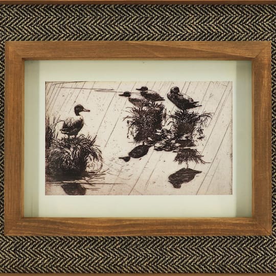 10.75" Herringbone Duck Tabletop Décor by Ashland®